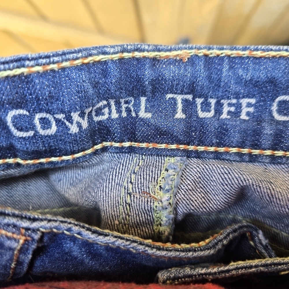 Cowgirl Tuff Barbed Wire Tan Re-Boot - Picture 2 of 4